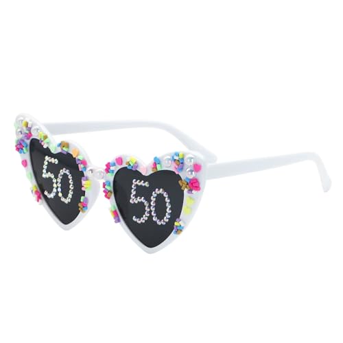 ALLY-MAGIC Y9AXSRYJ50 Geburtstagsbrille, lustige Kostüm-Sonnenbrille, Jubiläums-Partybrille für Feiern, Partygeschenke ALLY-MAGIC Y9AXSRYJ50 Geburtstagsbrille, lustige Kostüm-Sonnenbrille, Jubiläums-Partybrille für Feiern, Partygeschenke von ALLY-MAGIC