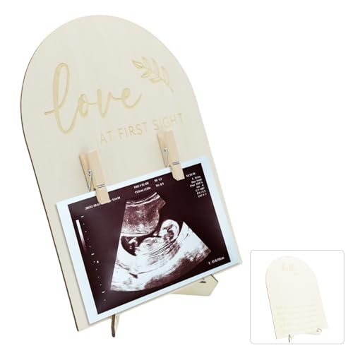 Y5YESMXK Bilderrahmen aus Holz, doppelseitig, Ultraschall-Bilderrahmen, Geschenk für werdende Mütter und Babys Y5YESMXK Bilderrahmen aus Holz, doppelseitig, Ultraschall-Bilderrahmen, Geschenk für werdende Mütter und Babys von ALLY-MAGIC