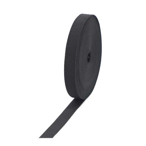 Y5ZZXZ-Näh-elastisches Band, 1,5 cm, 9,8 m, schwarze Strickspule, hohe Elastizität, Gurtband, Stretchband zum Nähen, Bastelzubehör, Schwarz Y5ZZXZ-Näh-elastisches Band, 1,5 cm, 9,8 m, schwarze Strickspule, hohe Elastizität, Gurtband, Stretchband zum Nähen, Bastelzubehör, Schwarz von ALLY-MAGIC