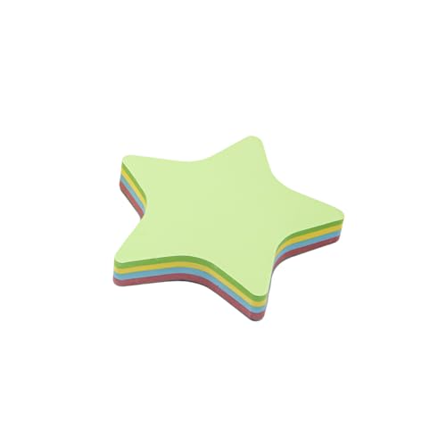 Y8XXHSBLT Haftnotizen, 4 verschiedene Farben, sternförmig, abnehmbar, selbstklebend, für Büro, Zuhause, Schule, 100 Blatt Y8XXHSBLT Haftnotizen, 4 verschiedene Farben, sternförmig, abnehmbar, selbstklebend, für Büro, Zuhause, Schule, 100 Blatt von ALLY-MAGIC