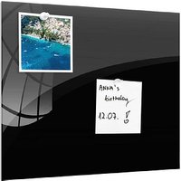 ALLboards Glas-Magnettafel 50,0 x 50,0 cm schwarz von ALLboards