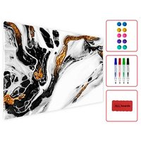 ALLboards Magnettafel 90,0 x 60,0 cm Marmor gold/weiß ALLboards Magnettafel 90,0 x 60,0 cm Marmor gold/weiß von ALLboards