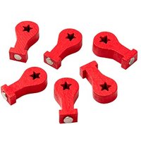 ALLboards Standort Magnet rot, Holz 1,1 x 2,0 cm, 6 St. ALLboards Standort Magnet rot, Holz 1,1 x 2,0 cm, 6 St. von ALLboards