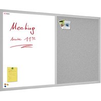 ALLboards Whiteboard-Pinnwand 90,0 x 60,0 cm Textil grau ALLboards Whiteboard-Pinnwand 90,0 x 60,0 cm Textil grau von ALLboards