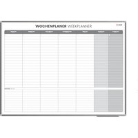 ALLboards Wochenplaner, Tageseinteilung 120,0 x 90,0 cm ALLboards Wochenplaner, Tageseinteilung 120,0 x 90,0 cm von ALLboards