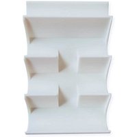 ALLboards magnetischer Stiftehalter für Glasboards weiß Kunststoff 6,5 x 2,0 x 10,5 cm von ALLboards