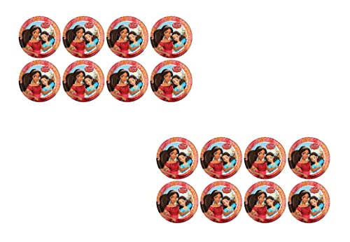 ALMACENESADAN, 4877 Disney Elena Party-Set von Avalor, bestehend aus 16 Papptellern 23 cm, ideal für Partys und Geburtstage. ALMACENESADAN, 4877 Disney Elena Party-Set von Avalor, bestehend aus 16 Papptellern 23 cm, ideal für Partys und Geburtstage. von ALMACENESADAN