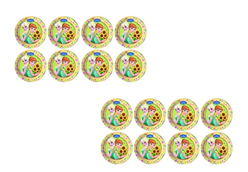 ALMACENESADAN, 4878 Disney Frozen Party-Set, bestehend aus 16 Papptellern à 19,5 cm, ideal für Partys und Geburtstage. ALMACENESADAN, 4878 Disney Frozen Party-Set, bestehend aus 16 Papptellern à 19,5 cm, ideal für Partys und Geburtstage. von ALMACENESADAN