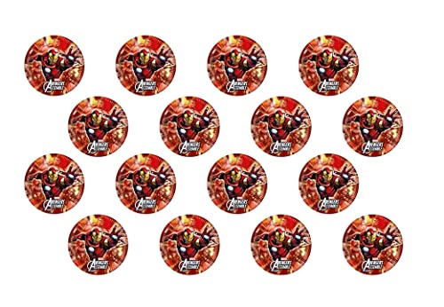ALMACENESADAN, 4884 Avengers Avengers Iron Man Party-Set, bestehend aus 16 Papptellern 23 cm, ideal für Partys und Geburtstage. ALMACENESADAN, 4884 Avengers Avengers Iron Man Party-Set, bestehend aus 16 Papptellern 23 cm, ideal für Partys und Geburtstage. von ALMACENESADAN