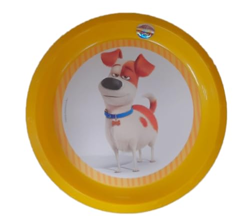 ALMACENESADAN, 5090 Wiederverwendbarer Teller, ideal für den Alltag oder für Ihre Partys, BPA-frei, Durchmesser 21,5 cm, Lizenz (Haustiere) von ALMACENESADAN