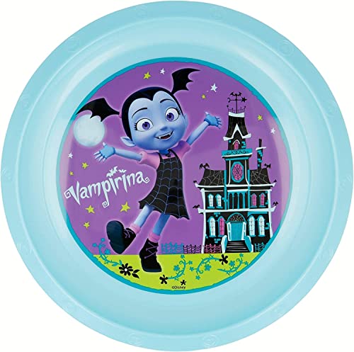 ALMACENESADAN, 5090 Wiederverwendbarer Teller, ideal für den Alltag oder für Ihre Partys, BPA-frei, Durchmesser 21,5 cm, Lizenz (Vampirina) von ALMACENESADAN