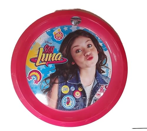 ALMACENESADAN, 5090 Wiederverwendbarer Teller, ideal für den Alltag oder zur Feier Ihrer Partys, BPA-frei, Durchmesser 21,5 cm, Lizenzprodukt (Soy Luna) von ALMACENESADAN