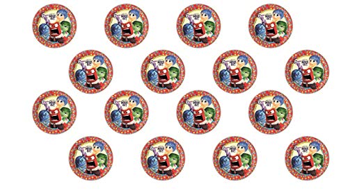 ALMACENESADAN, 5119 Geburtstagsparty, Packung mit 8 Papptellern, 23 cm und 20 Papierservietten, 33 x 33 cm, Lizenz (In Side Out) von ALMACENESADAN