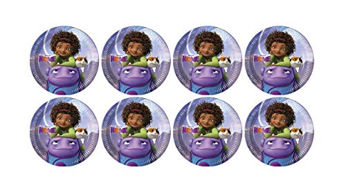 ALMACENESADAN, 5129 Geburtstagsparty, Packung mit 8 Papptellern, 23 cm, Lizenz (Home) von ALMACENESADAN