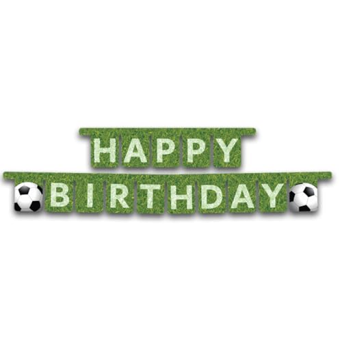 ALMACENESADAN, 5338 Geburtstagsparty, bestehend aus Happy Birthday-Girlande, Produkt aus Pappe, erweiterte Größe von ca. 3 m (Happy Birthday) von ALMACENESADAN