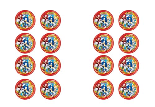 ALMACENESADAN 0534; Packung mit 16 Tellern, 23 cm, aus Pappe, ideal für Partys und Geburtstage ALMACENESADAN 0534; Packung mit 16 Tellern, 23 cm, aus Pappe, ideal für Partys und Geburtstage von ALMACENESADAN