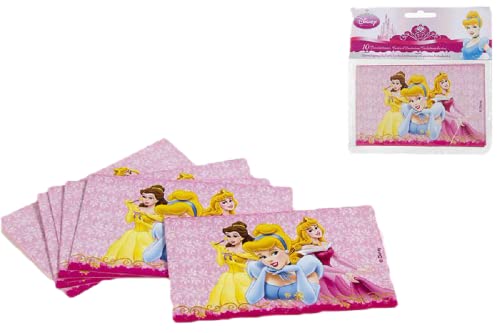 ALMACENESADAN 2540; 6er-Pack Disney Prinzessinnen Einladungen mit Umschlag; 3 Prinzessinnen; ideal für Partys und Geburtstage von ALMACENESADAN