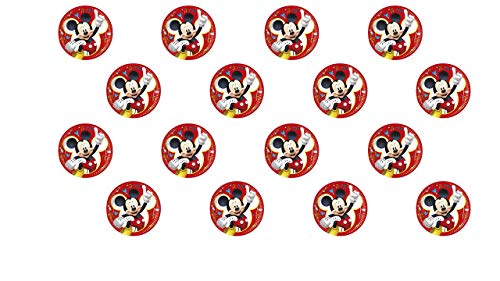 ALMACENESADAN 2604; Packung mit 16 Tellern Geburtstag Disney Mickey Maus; ideal für Partys und Geburtstage. von ALMACENESADAN