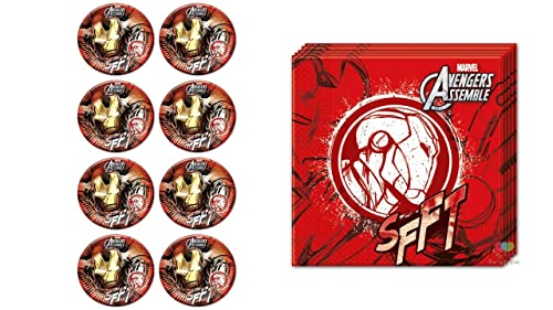 ALMACENESADAN 8435510346805 4680 Party-Pack Avengers, Avenger, Iron Man ALMACENESADAN 8435510346805 4680 Party-Pack Avengers, Avenger, Iron Man von ALMACENESADAN