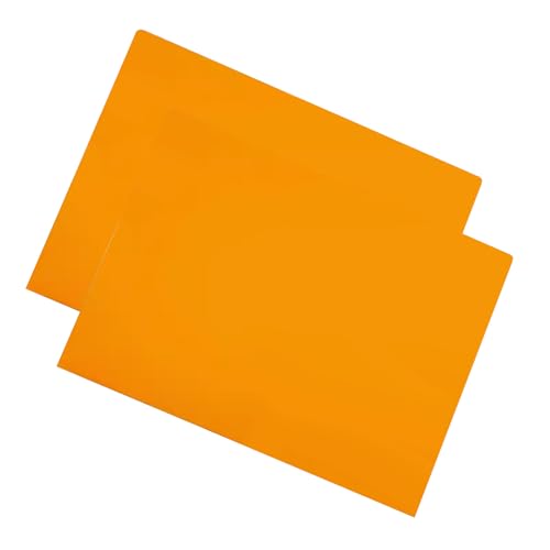 A3 Portfolio-Buchordner, Sichtbuch, 2-teiliger Sichtbuch-Projektordner mit 40 Taschen, individuelle Präsentationsmappen/Blau(Orange) von ALMLNLL