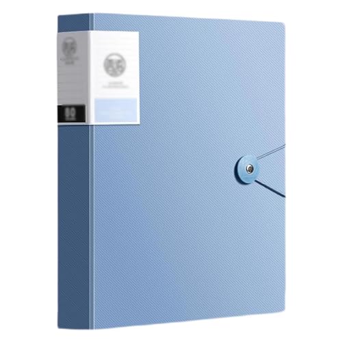A4-Sichtbuch, Präsentationsmappe, Projektmappe mit 40 Taschen, perfekt for Präsentationen, Ablage, Aufbewahrung/Pink(Blue) von ALMLNLL