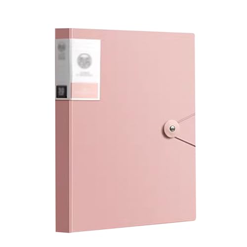 A4-Sichtbuch, Präsentationsmappe, Projektmappe mit 40 Taschen, perfekt for Präsentationen, Ablage, Aufbewahrung/Pink(Pink) von ALMLNLL