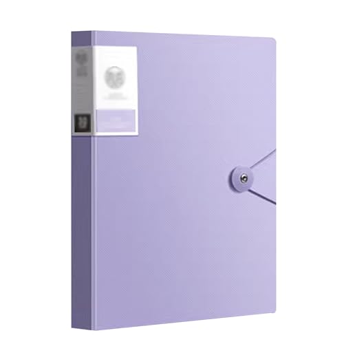 A4-Sichtbuch, Präsentationsmappe, Projektmappe mit 40 Taschen, perfekt for Präsentationen, Ablage, Aufbewahrung/Pink(Purple) von ALMLNLL