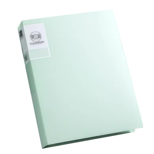 Präsentationsmappen A4 mit Taschen, Präsentationsbuch, Projektmappe, Dokumentenaufbewahrung, 60 Seiten/Blau(Green) von ALMLNLL