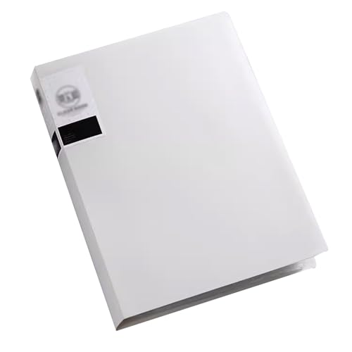Präsentationsmappen A4 mit Taschen, Präsentationsbuch, Projektmappe, Dokumentenaufbewahrung, 60 Seiten/Blau(White) von ALMLNLL