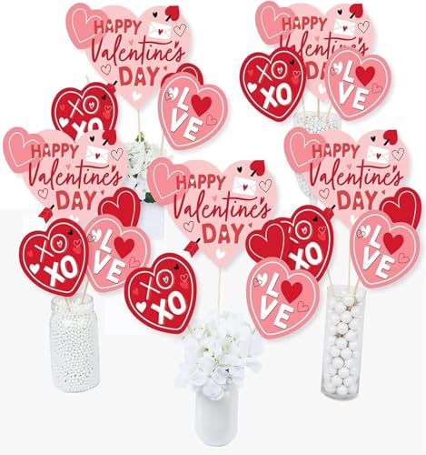 15 Stück Valentinstag Tafelaufsätze Happy Valentine's Day Tischschilder Topper Valentinstag Party Dekoration Liebe Thema Tafelaufsätze Partyzubehör 15 Stück Valentinstag Tafelaufsätze Happy Valentine's Day Tischschilder Topper Valentinstag Party Dekoration Liebe Thema Tafelaufsätze Partyzubehör von ALNGFUIK