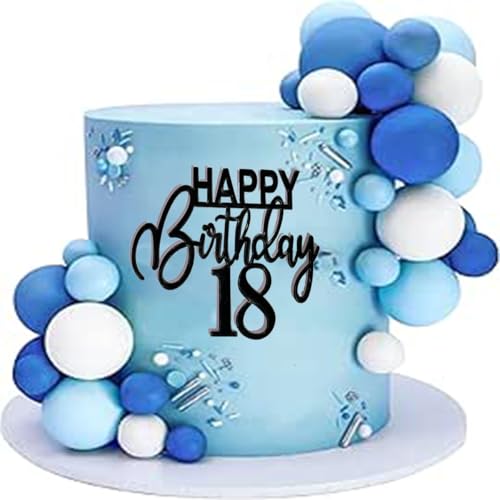 Happy Birthday Cake Topper 18th Birthday Cake Topper Acrylic Gold Cake Topper for Birthday Party Dessert Baking Cake Decorations Happy Birthday Cake Topper 18th Birthday Cake Topper Acrylic Gold Cake Topper for Birthday Party Dessert Baking Cake Decorations von ALNGFUIK