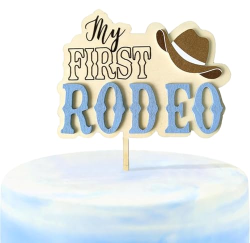 My First Rodeo Cake Topper, Cowboy 1. Geburtstag Dekorationen, First Rodeo Holz Cake Topper Western Cowboy 1. Geburtstag Party Kuchen Dekor Supplies My First Rodeo Cake Topper, Cowboy 1. Geburtstag Dekorationen, First Rodeo Holz Cake Topper Western Cowboy 1. Geburtstag Party Kuchen Dekor Supplies von ALNGFUIK