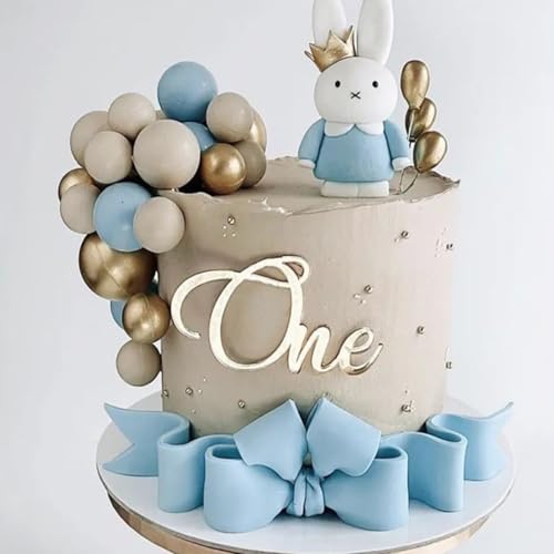 Tortenaufsatz für den 1. Geburtstag, Acryl, für Babypartys, erste Geburtstagsparty oder Baby-Fotoautomaten-Requisiten Tortenaufsatz für den 1. Geburtstag, Acryl, für Babypartys, erste Geburtstagsparty oder Baby-Fotoautomaten-Requisiten von ALNGFUIK