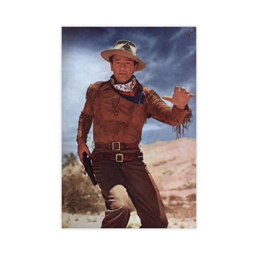 ALNILA John Wayne 5 Leinwand-Poster, Wandkunst, Dekordruck, Gemälde für Wohnzimmer, Schlafzimmer, Dekoration, ungerahmt, 30 x 45 cm ALNILA John Wayne 5 Leinwand-Poster, Wandkunst, Dekordruck, Gemälde für Wohnzimmer, Schlafzimmer, Dekoration, ungerahmt, 30 x 45 cm von ALNILA