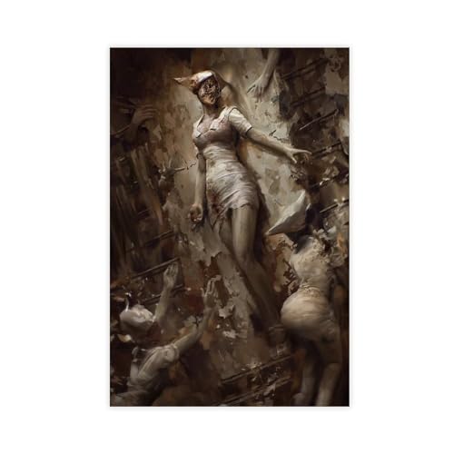 ALNILA Silent Hill 4 Leinwand-Poster, Wandkunst, Dekordruck, Bild, Gemälde für Wohnzimmer, Schlafzimmer, Dekoration, ungerahmt, 30 x 45 cm ALNILA Silent Hill 4 Leinwand-Poster, Wandkunst, Dekordruck, Bild, Gemälde für Wohnzimmer, Schlafzimmer, Dekoration, ungerahmt, 30 x 45 cm von ALNILA