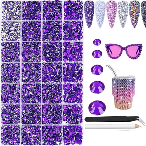 22000 Stück Harz Flatback Strass für Handwerk, Lila 2 mm 3 mm 4 mm 5 mm 6 mm runde Perlen, nicht Hotfix SS8 SS10 SS16 SS20 SS30 Edelsteine für Bedazzling Kit, DIY Nagel 22000 Stück Harz Flatback Strass für Handwerk, Lila 2 mm 3 mm 4 mm 5 mm 6 mm runde Perlen, nicht Hotfix SS8 SS10 SS16 SS20 SS30 Edelsteine für Bedazzling Kit, DIY Nagel von ALOCIAM