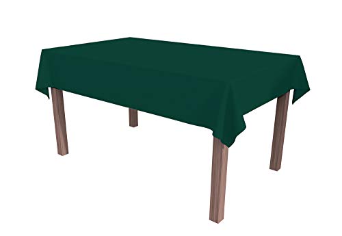 ALOHA Tischdecke Tischtuch Tischtücher Tischwäsche Tischdekoration Tafeltuch Farbe und Größe wählbar (Dunkelgrün/quadratisch / 100cm x 100cm) von ALOHA