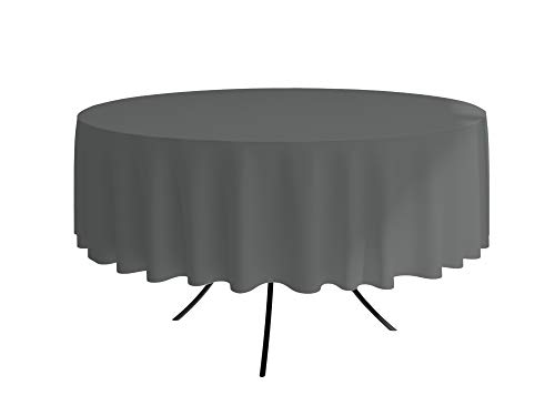 ALOHA Tischdecke Tischtuch Tischtücher Tischwäsche Tischdekoration Tafeltuch Farbe und Größe wählbar (Graphit/runden/Ø 100cm) von ALOHA