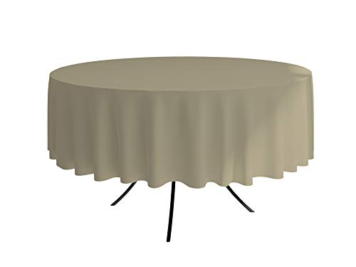 ALOHA Tischdecke Tischtuch Tischtücher Tischwäsche Tischdekoration Tafeltuch Farbe und Größe wählbar (Indian Khaki/runden/Ø 100cm) von ALOHA