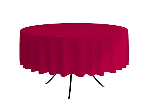 ALOHA Tischdecke Tischtuch Tischtücher Tischwäsche Tischdekoration Tafeltuch Farbe und Größe wählbar (Rot/runden/Ø 100cm) von ALOHA
