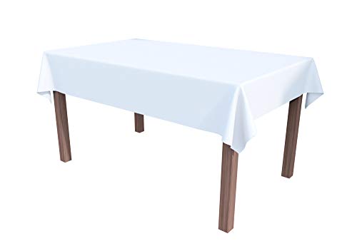 ALOHA Tischdecke Tischtuch Tischtücher Tischwäsche Tischdekoration Tafeltuch Farbe und Größe wählbar (Weiß/quadratisch / 100cm x 100cm) von ALOHA