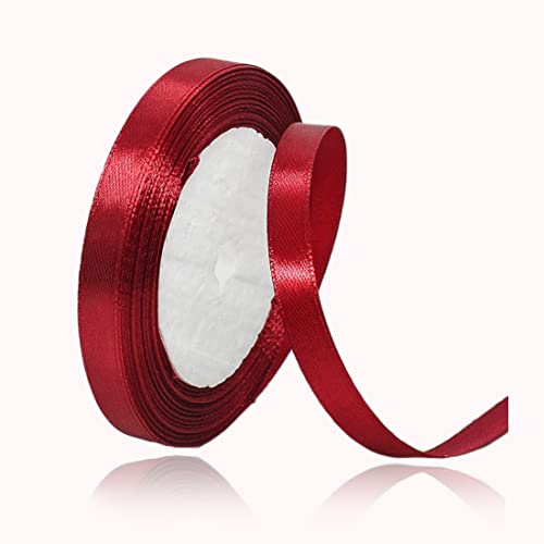 Geschenkband Burgunder 10mm Breit, 23 Meters Satinband Weinrot Geschenkbänder Stoff Schleifenband Dekoband zum Geschenkverpackung, Bastelarbeiten, Geburtstag und Hochzeitsdekoration Geschenkband Burgunder 10mm Breit, 23 Meters Satinband Weinrot Geschenkbänder Stoff Schleifenband Dekoband zum Geschenkverpackung, Bastelarbeiten, Geburtstag und Hochzeitsdekoration von ALOHOVME