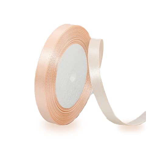 Geschenkband Champagner Rosa 10mm Breit, 23 Meters Satinband Champagner Rosa Geschenkbänder Stoff Schleifenband Dekoband zum Geschenkverpackung, Bastelarbeiten, Geburtstag und Hochzeitsdekoration Geschenkband Champagner Rosa 10mm Breit, 23 Meters Satinband Champagner Rosa Geschenkbänder Stoff Schleifenband Dekoband zum Geschenkverpackung, Bastelarbeiten, Geburtstag und Hochzeitsdekoration von ALOHOVME