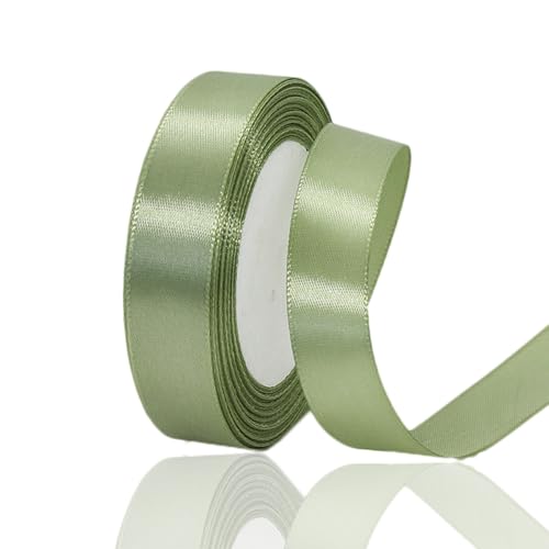 Geschenkband Eukalyptus Grün 20mm Breit, 23 Meters Satinband Salbei Grün Geschenkbänder Stoff Schleifenband Dekoband zum Geschenkverpackung, Bastelarbeiten, Geburtstag und Hochzeitsdekoration Geschenkband Eukalyptus Grün 20mm Breit, 23 Meters Satinband Salbei Grün Geschenkbänder Stoff Schleifenband Dekoband zum Geschenkverpackung, Bastelarbeiten, Geburtstag und Hochzeitsdekoration von ALOHOVME