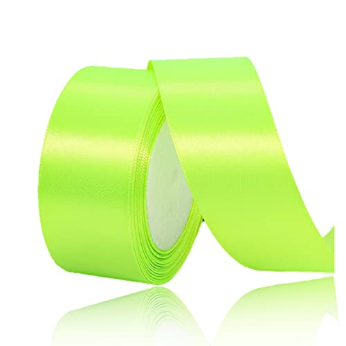 Geschenkband Fluoreszierendes Grün 40mm Breit, 23 Meters Satinband Geschenkbänder Stoff Schleifenband Dekoband zum Geschenkverpackung, Bastelarbeiten, Geburtstag und Hochzeitsdekoration Geschenkband Fluoreszierendes Grün 40mm Breit, 23 Meters Satinband Geschenkbänder Stoff Schleifenband Dekoband zum Geschenkverpackung, Bastelarbeiten, Geburtstag und Hochzeitsdekoration von ALOHOVME