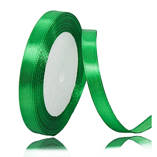 Geschenkband Grün 10mm Breit, 23 Meters Satinband Grün Geschenkbänder Stoff Schleifenband Dekoband zum Geschenkverpackung, Bastelarbeiten, Geburtstag und Hochzeitsdekoration Geschenkband Grün 10mm Breit, 23 Meters Satinband Grün Geschenkbänder Stoff Schleifenband Dekoband zum Geschenkverpackung, Bastelarbeiten, Geburtstag und Hochzeitsdekoration von ALOHOVME