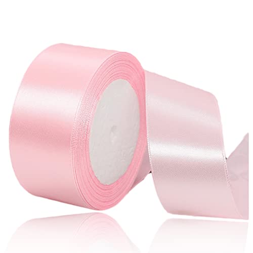 Geschenkband Hellrosa 40mm Breit, 23 Meters Satinband Hellrosa Geschenkbänder Stoff Schleifenband Dekoband zum Geschenkverpackung, Bastelarbeiten, Geburtstag und Hochzeitsdekoration Geschenkband Hellrosa 40mm Breit, 23 Meters Satinband Hellrosa Geschenkbänder Stoff Schleifenband Dekoband zum Geschenkverpackung, Bastelarbeiten, Geburtstag und Hochzeitsdekoration von ALOHOVME