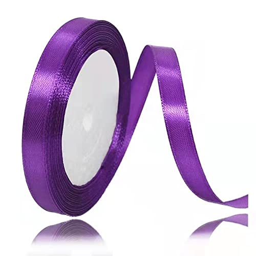 Geschenkband Lila 10mm Breit, 23 Meters Satinband Lila Geschenkbänder Stoff Schleifenband Dekoband zum Geschenkverpackung, Bastelarbeiten, Geburtstag und Hochzeitsdekoration Geschenkband Lila 10mm Breit, 23 Meters Satinband Lila Geschenkbänder Stoff Schleifenband Dekoband zum Geschenkverpackung, Bastelarbeiten, Geburtstag und Hochzeitsdekoration von ALOHOVME