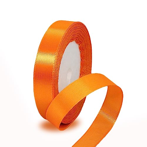 Geschenkband Orange 15mm Breit, 23 Meters Satinband Orange Geschenkbänder Stoff Schleifenband Dekoband zum Geschenkverpackung, Bastelarbeiten, Geburtstag und Hochzeitsdekoration Geschenkband Orange 15mm Breit, 23 Meters Satinband Orange Geschenkbänder Stoff Schleifenband Dekoband zum Geschenkverpackung, Bastelarbeiten, Geburtstag und Hochzeitsdekoration von ALOHOVME