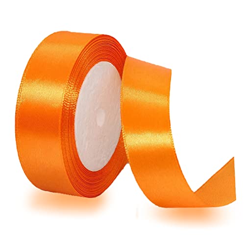 Geschenkband Orange 25mm Breit, 23 Meters Satinband Orange Geschenkbänder Stoff Schleifenband Dekoband zum Geschenkverpackung, Bastelarbeiten, Geburtstag und Hochzeitsdekoration Geschenkband Orange 25mm Breit, 23 Meters Satinband Orange Geschenkbänder Stoff Schleifenband Dekoband zum Geschenkverpackung, Bastelarbeiten, Geburtstag und Hochzeitsdekoration von ALOHOVME